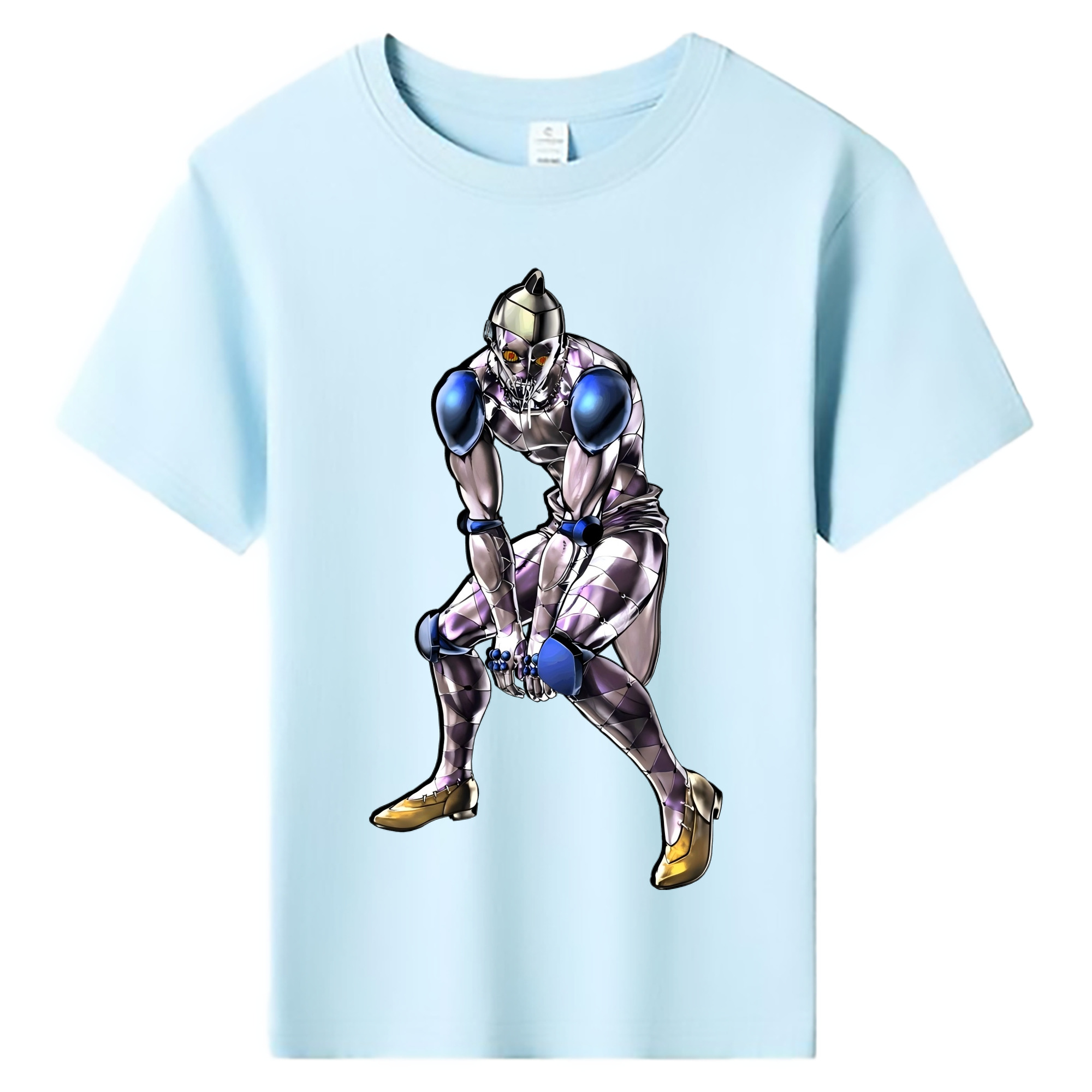 （画像用） ジョジョの奇妙な冒険 JoJo's Bizarre Adventure 綿100％キッズTシャツ（フロントプリント）
